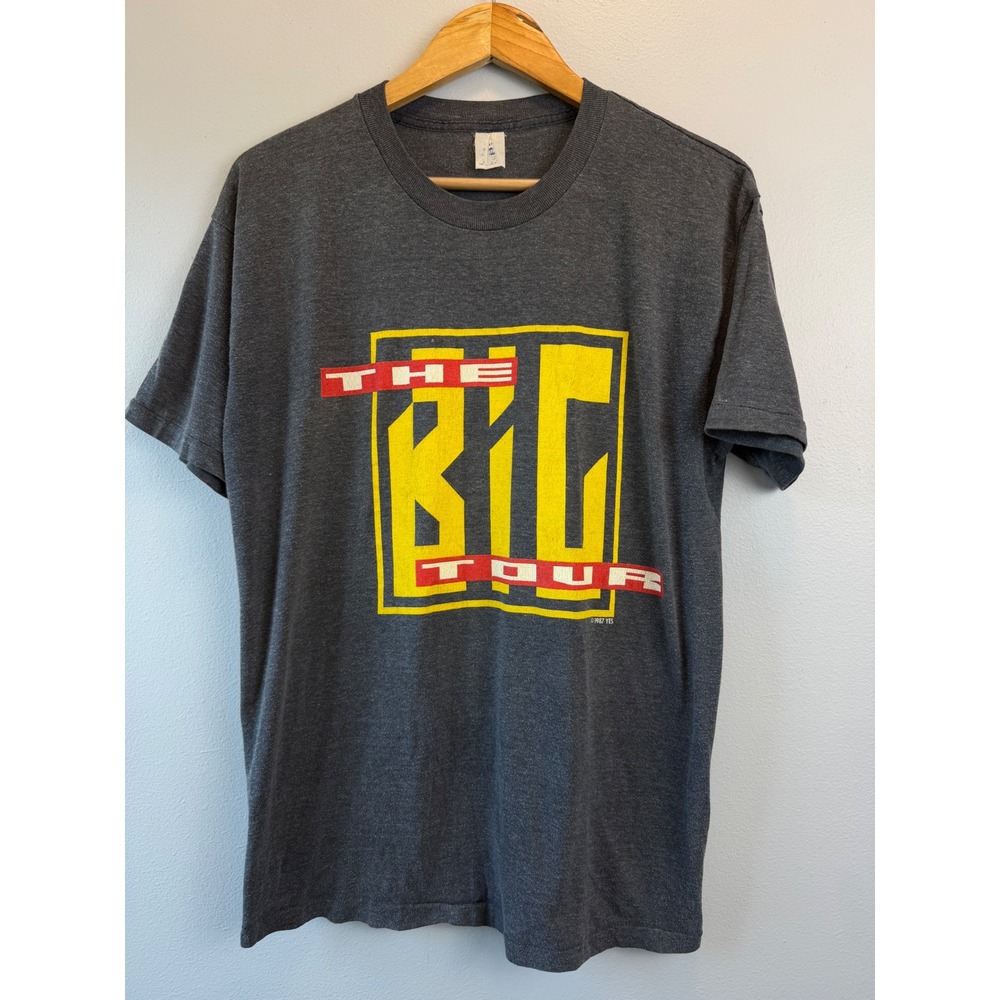 Vintage 1987-88 Yes "The Big Tour" Band T-Shirt Gray Large Single Stitch